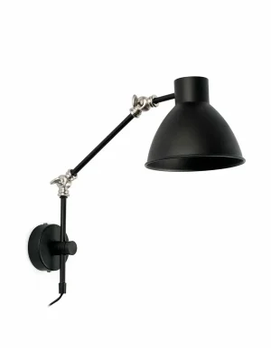 Nejprodávanější CELIA nástěnná lampa, černá - FARO