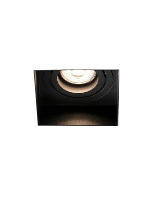 Super Cena HYDE SQ zapuštěné hranaté nastavitelné stropní svítidlo bezrámečkové, černá - FARO