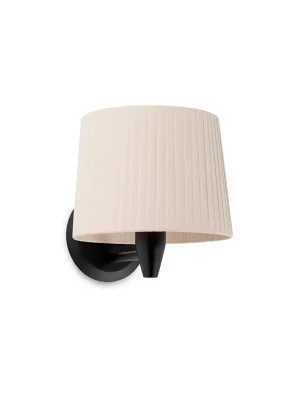 Zlevněný SAMBA černá/skládaná nástěnná lampa, béžová - FARO