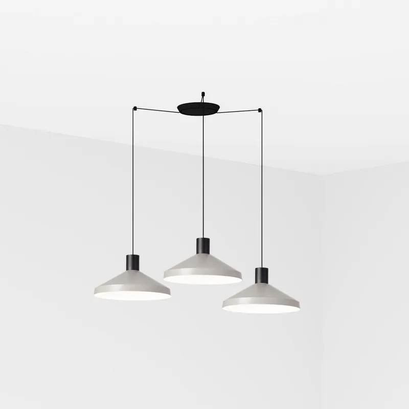 Akce KOMBO 400 závěsné svítidlo, šedá, 3L - FARO