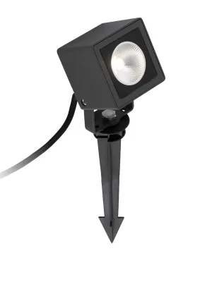 SOBEK LED bodové svítidlo, černá, se zápichem - FARO Cenově Výhodný