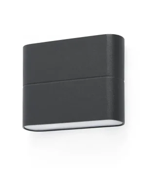 ADAY 113 nástěnná lampa, tmavě šedá - FARO Akční Cena