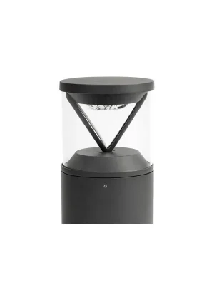 Značkový RUSH 250 sloupková lampa, tmavě šedá, 2700K 360st - FARO