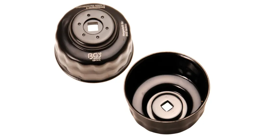 BGS Hlavice na povolování olejových filtrů 74-76 mm, 15ti hran Víkendová Akce