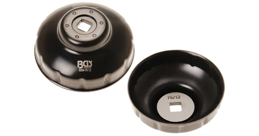BGS Hlavice na povolování olejových filtrů 76 mm, 12ti hran Vysoce Kvalitní