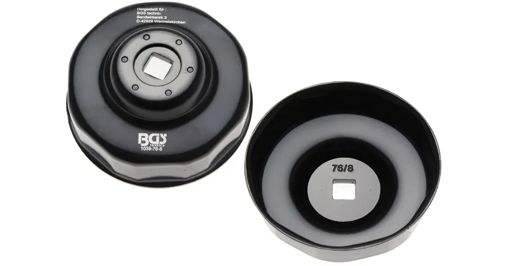 BGS Hlavice na povolování olejových filtrů 76 mm, 8 dřážek Časově Omezené