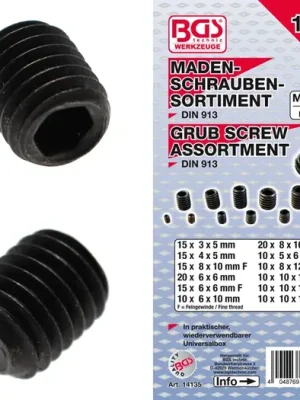 Akční Cena BGS Šrouby vnitřní "červ" M3-M10, sada 160 dílů