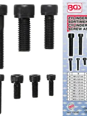 Nakupujte Hned BGS Šrouby s válcovou hlavou, vnitřní šestihran, 106dílná sada