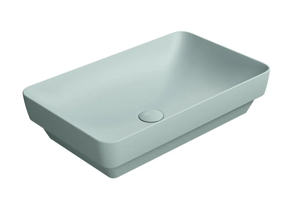 Sapho PURA keramické umyvadlo na desku 60x38cm, ghiaccio mat 883715 Novinka
