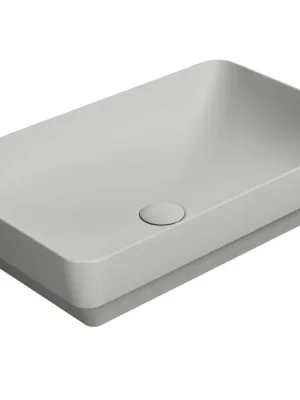 Aktuální Sapho PURA keramické umyvadlo na desku 60x38cm, cenere mat 883717