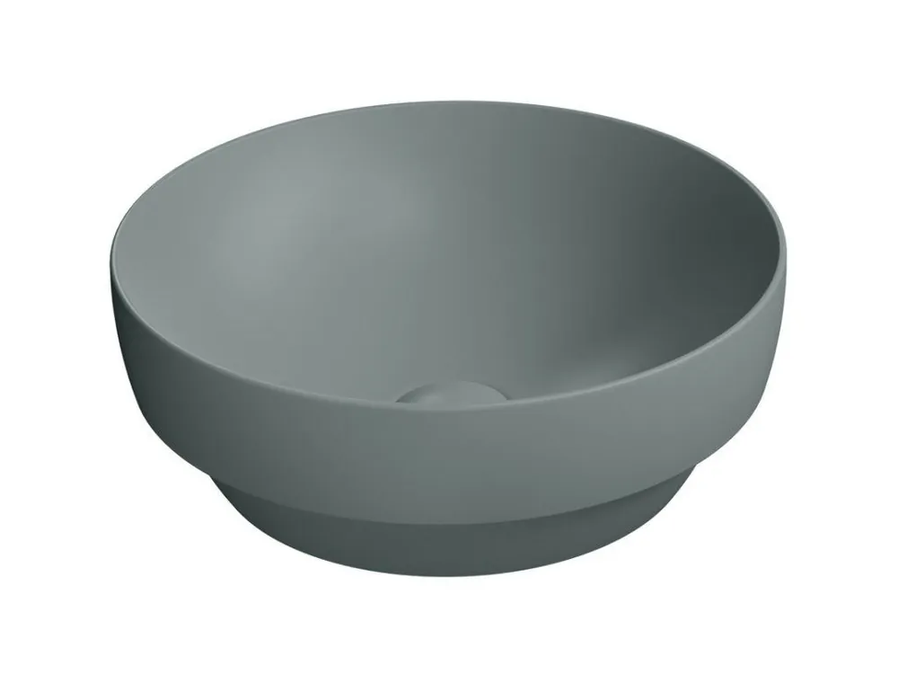 Cenová Bomba Sapho PURA keramické umyvadlo na desku, průměr 40cm, agave mat 884604