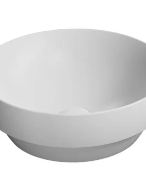 Sapho PURA keramické umyvadlo na desku, průměr 40cm, bílá mat 884609 Originální