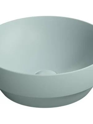 Sapho PURA keramické umyvadlo na desku, průměr 40cm, ghiaccio mat 884615 Bezpečná Platba
