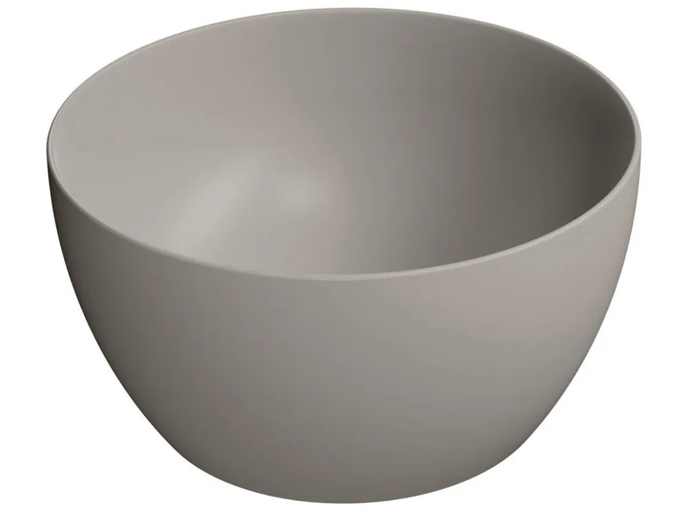 Doprava Zdarma Sapho PURA keramické umyvadlo na desku vysoké, průměr 42cm, tortora mat 885205