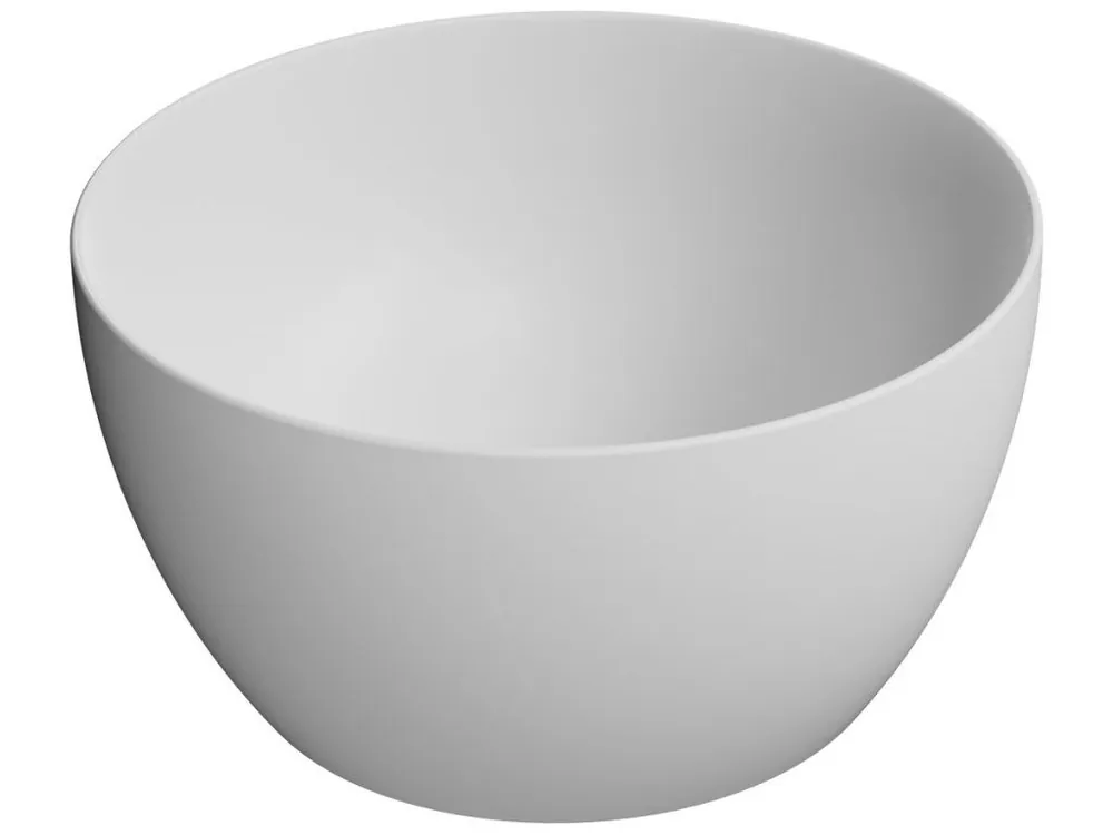 Sapho PURA keramické umyvadlo na desku vysoké, průměr 42cm, bílá mat 885209 Omezená Nabídka