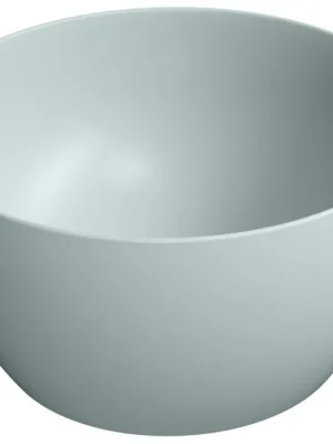 Sapho PURA keramické umyvadlo na desku vysoké, průměr 42cm, ghiaccio mat 885215 Must-Have