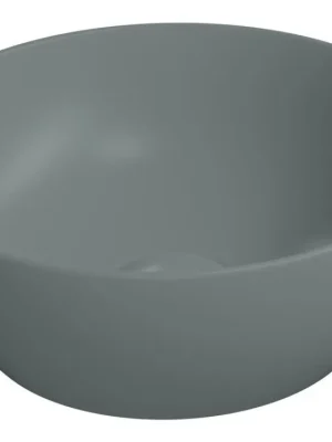 Sapho PURA keramické umývátko na desku, průměr 32cm, agave mat 885404 Cenově Výhodný