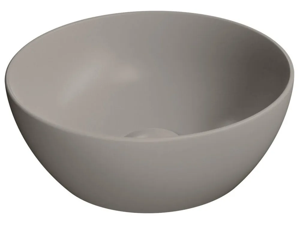 Hit Sezóny Sapho PURA keramické umývátko na desku, průměr 32cm, tortora mat 885405