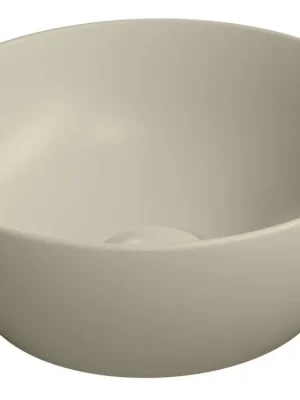 Tovární Cena Sapho PURA keramické umývátko na desku, průměr 32cm, creta mat 885408