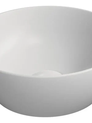 Finální Výprodej Sapho PURA keramické umývátko na desku, průměr 32cm, bílá mat 885409