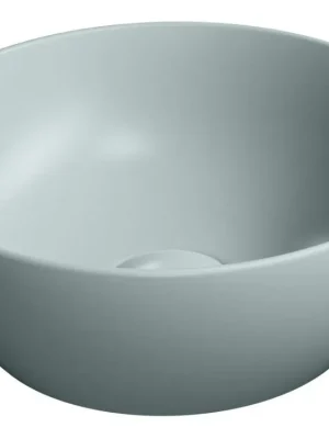 Sapho PURA keramické umývátko na desku, průměr 32cm, ghiaccio mat 885415 Originální