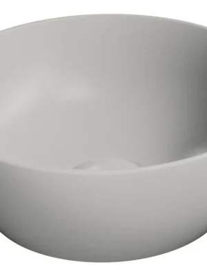 Originální Sapho PURA keramické umývátko na desku, průměr 32cm, cenere mat 885417