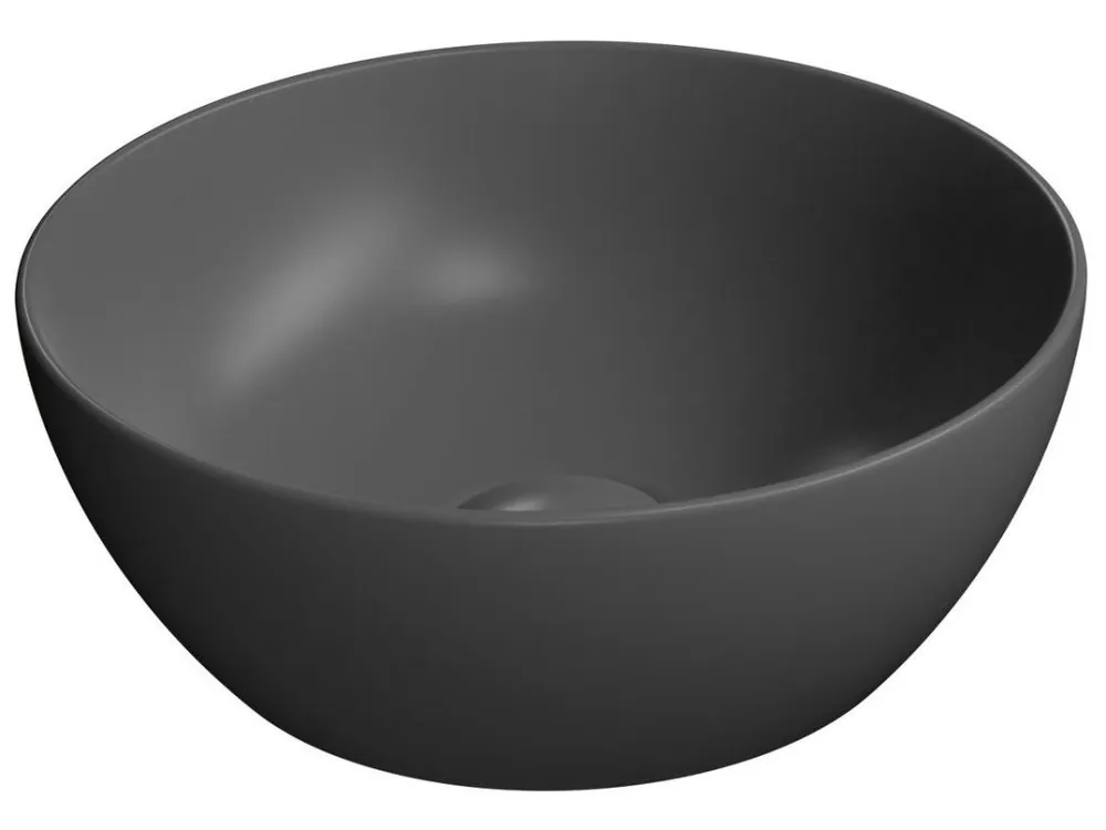 Objednat Nyní Sapho PURA keramické umývátko na desku, průměr 32cm, černá mat 885426