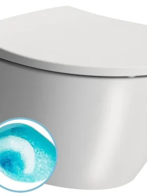 Sapho MODO závěsná WC mísa, Swirlflush, 37x52cm, bílá dual-mat 981609 Hit Sezóny