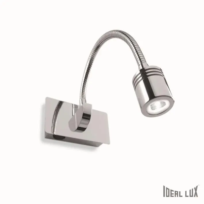 Značkový LED Nástěnné svítidlo Ideal Lux Dynamo AP1 cromo 031460 - IDEALLUX