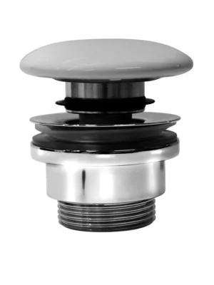 Akce Sapho GSI umyvadlová výpust 5/4“, click-clack, keramická zátka, 5-65mm, bílá mat PCS09