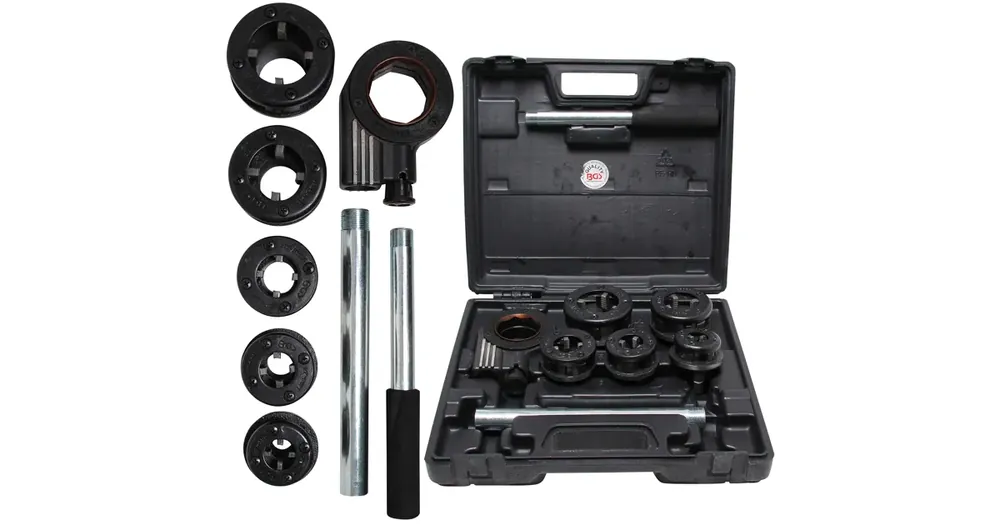 Zlevněný BGS Závitnice na trubkové závity 3/8"-1.1/4", sada 7 dílů