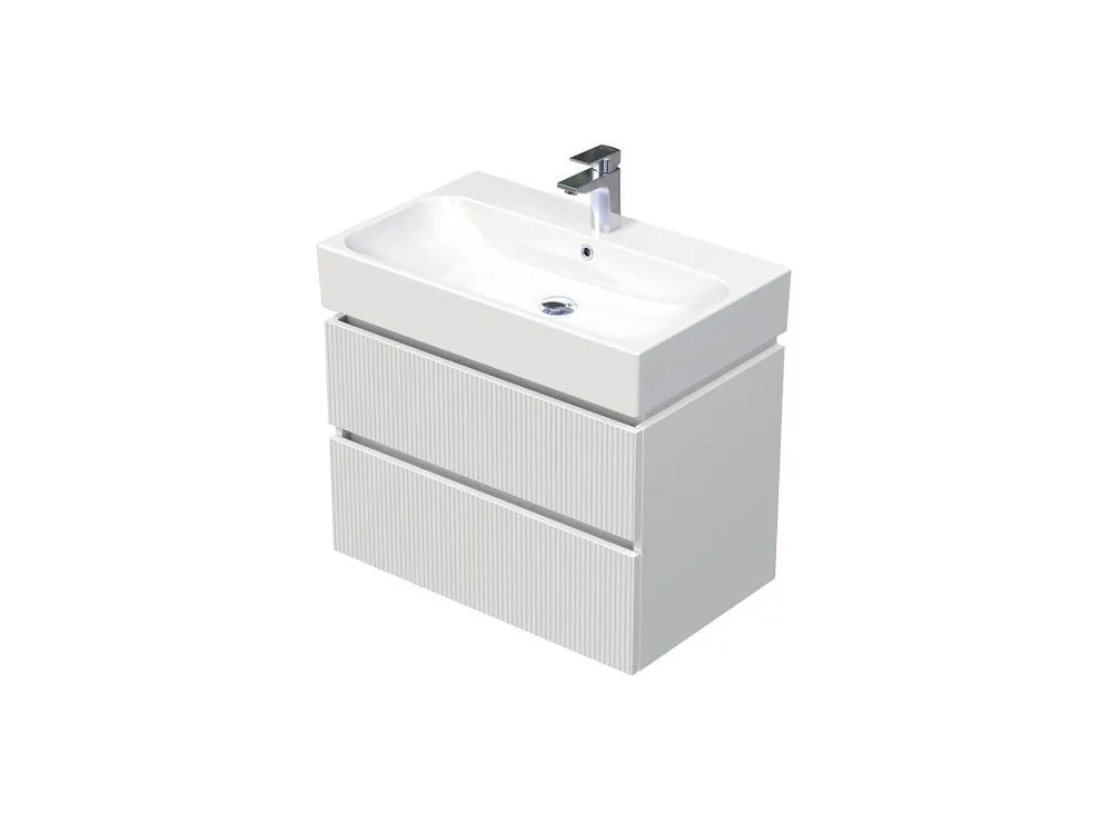 Intedoor Stom 3D, koupelnová skříňka s umyvadlem - STORM 3D 75 2Z A8916 Víkendová Akce