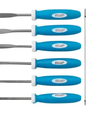 Akce BGS Pilníky jehlové, 140 mm, 6 dílná sada