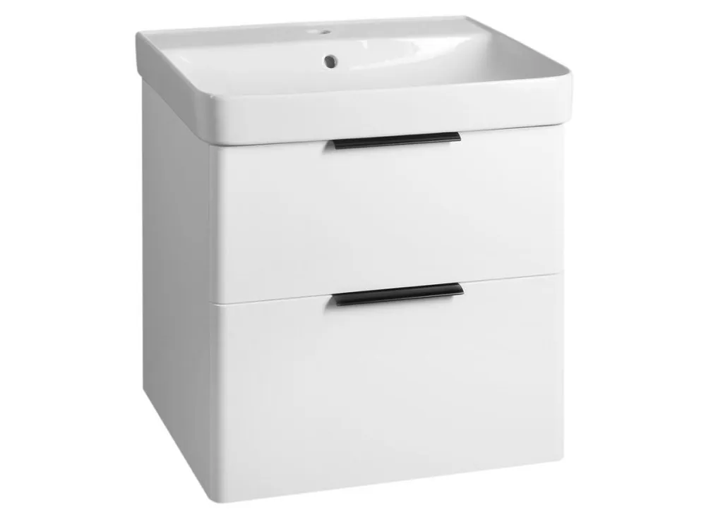 Top Prodej Aqualine DENEB umyvadlová skříňka 56,5x55x43,5cm, bílá mat DN260