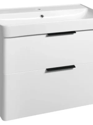 Ověřený Aqualine DENEB umyvadlová skříňka 77,3x55x42,4cm, bílá mat DN280
