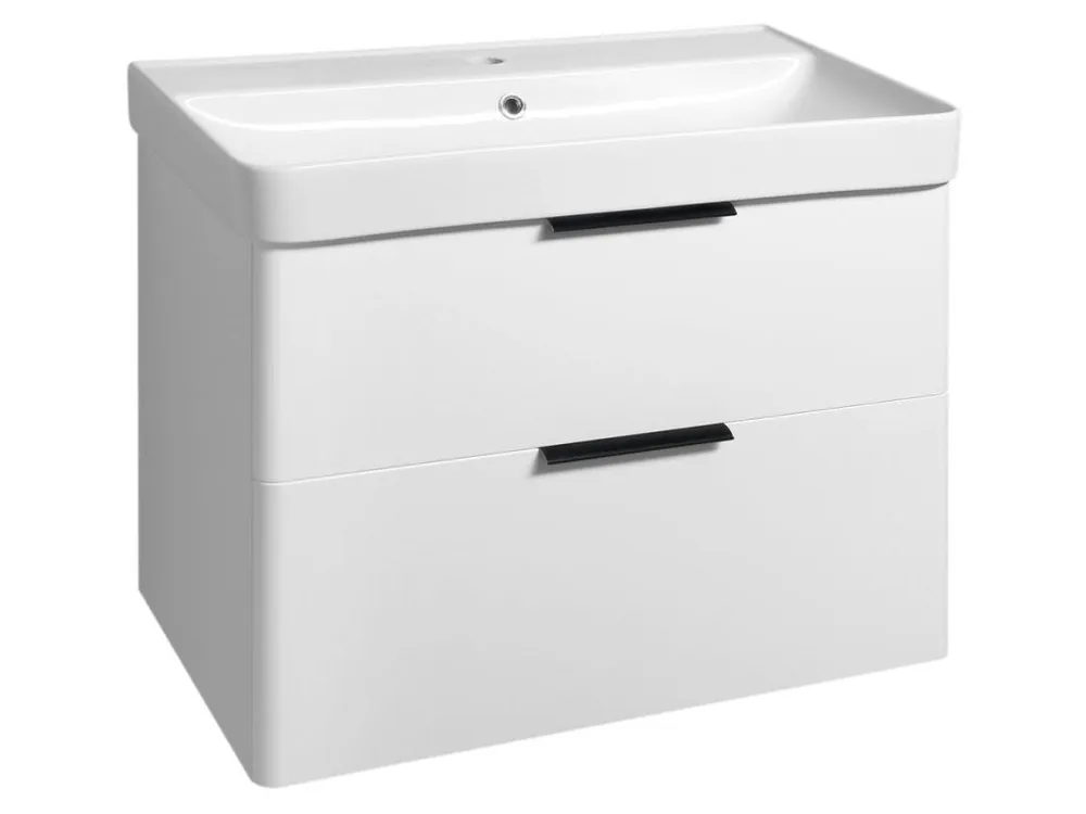 Ověřený Aqualine DENEB umyvadlová skříňka 77,3x55x42,4cm, bílá mat DN280