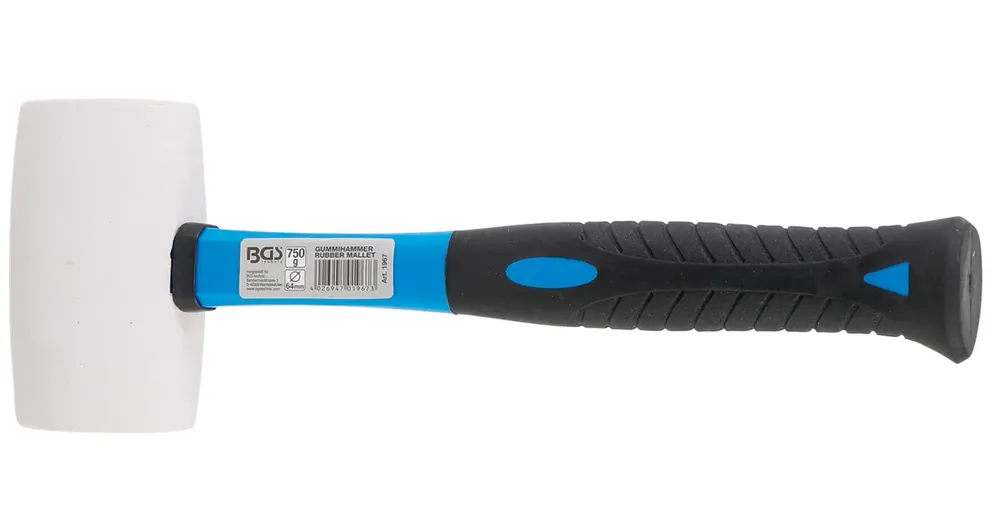 Zlevněný BGS Palička gumová 64 mm, 750 g, bílá guma