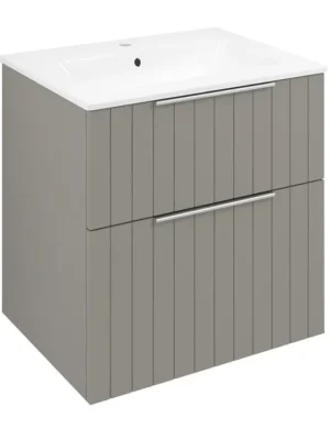 Značkový Sapho CIRASA STRIP umyvadlová skříňka 59,2x64x46cm, agila CR601-4343S