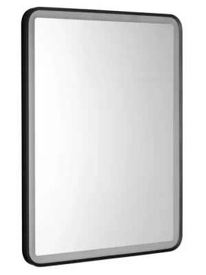 Akční Cena Aqualine SWIDA zrcadlo s LED osvětlením 60x80cm, dotykový senzor, stmívatelné, černá mat SW060