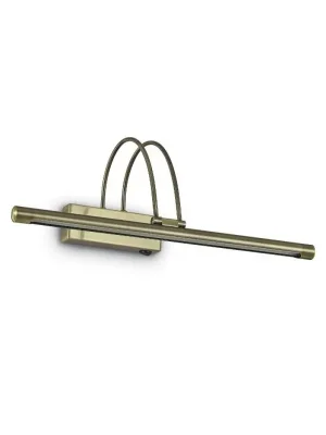 Akce LED Nástěnné svítidlo Ideal Lux Bow AP66 brunito 121161 bronzové 46cm   - IDEALLUX