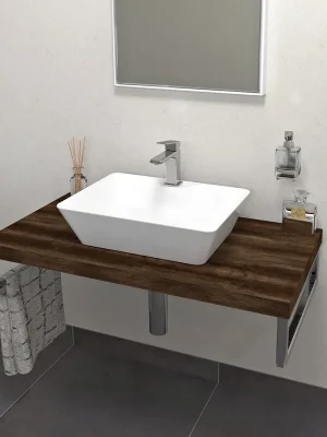 Sapho AVICE deska 80x50cm, dub tmavý AV0811 Sleva