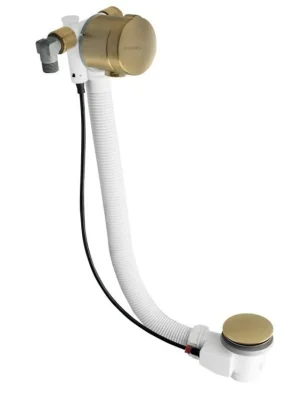 Polysan Vanová souprava s napouštěním, bovden, délka 575mm, zátka 72mm, zlato mat 71684GB Expresní Doručení