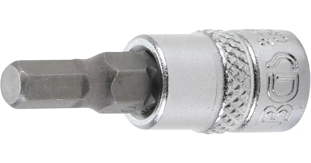 Značkový BGS Hlavice zástrčná 1/4" imbus 5.0 mm, zatíž. do 2 kg
