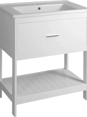 Zlevněný Aqualine ETIDE umyvadlová skříňka 71, 5x85x44 cm, bílá mat ET725