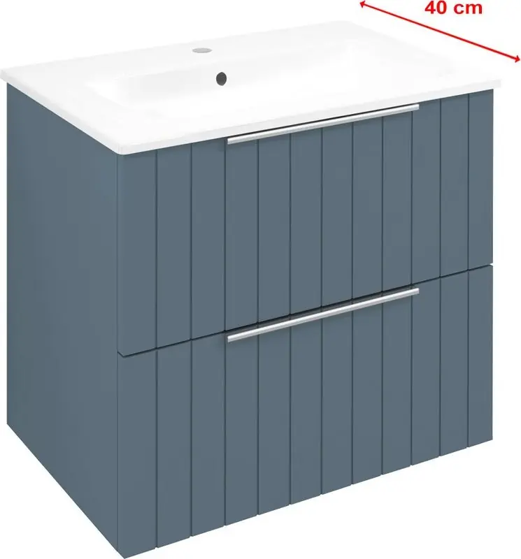 Zlevněný Sapho CIRASA umyvadlová skříňka 58x54x39cm, siena strip CR592-4242S