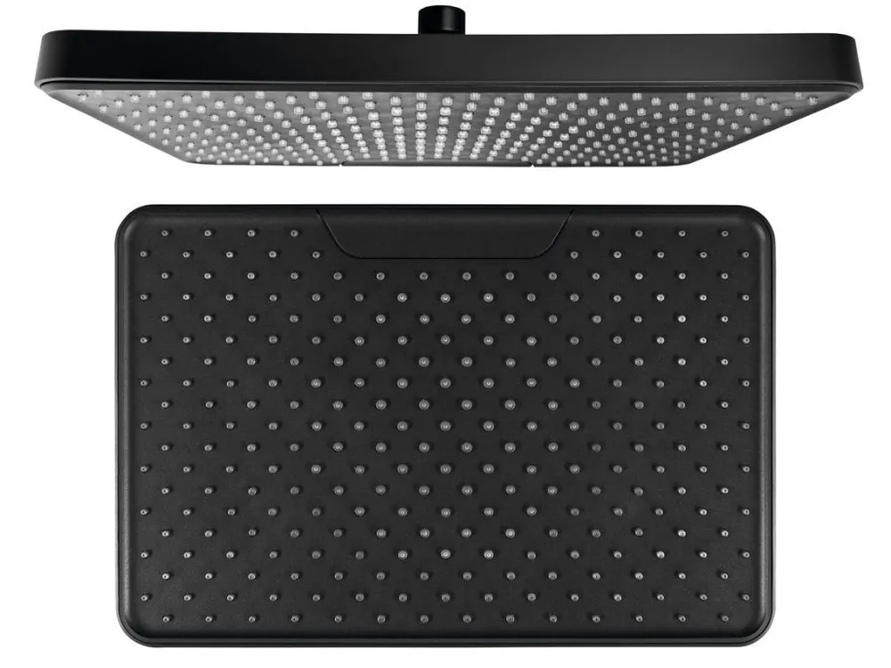 Vrácení Zdarma Sapho Hlavová sprcha, 205x305mm, silikon trysky, ABS/černá mat SK152B