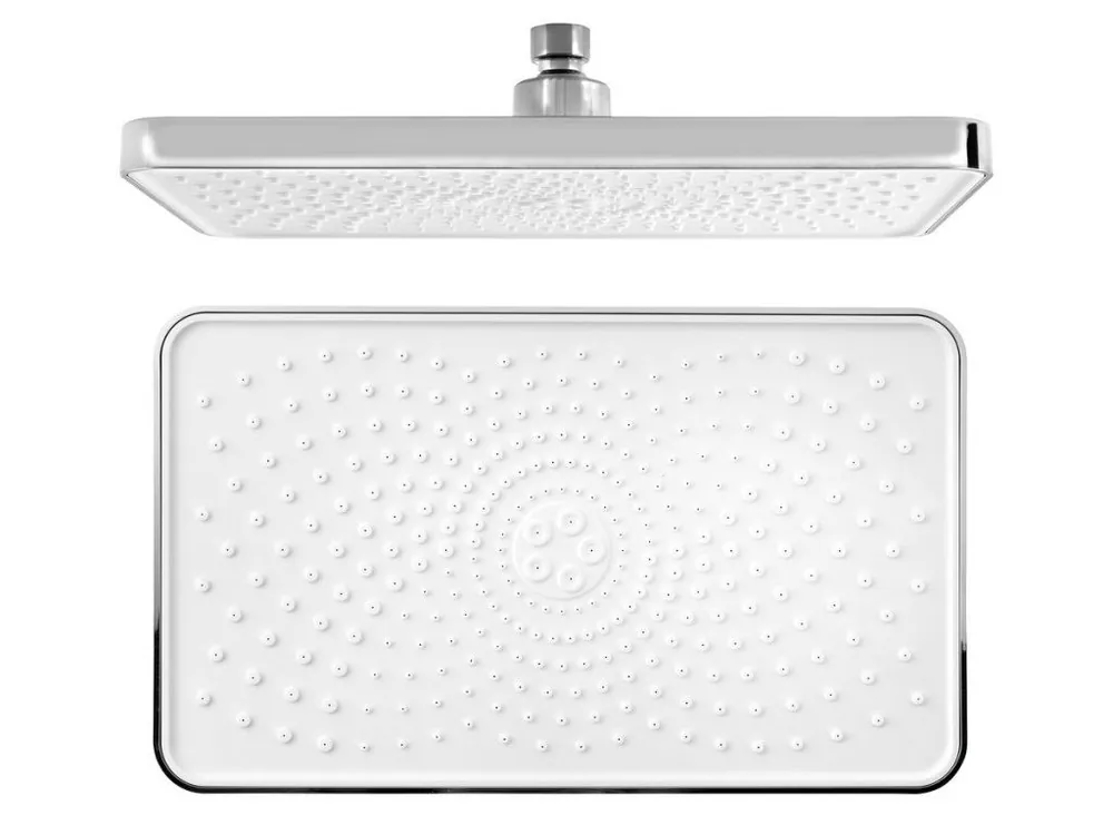 Sapho Hlavová sprcha, 300x180mm, silikon trysky, ABS/chrom/bílá SK851 Výprodej