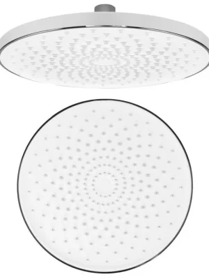 Super Cena Sapho Hlavová sprcha, průměr 220mm, silikon trysky, ABS/chrom/bílá SK852