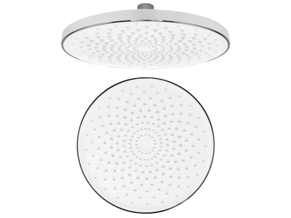 Super Cena Sapho Hlavová sprcha, průměr 220mm, silikon trysky, ABS/chrom/bílá SK852