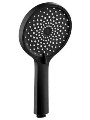 Vrácení Zdarma Sapho Ruční masážní sprcha, 4 režimy sprchování, silikon trysky, průměr 123mm, černá mat 1204-10B